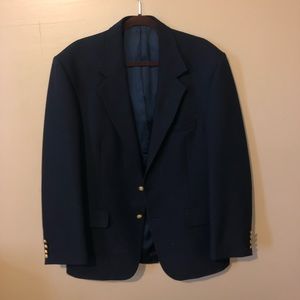 Black Robert Allen silk lining 42R blazer